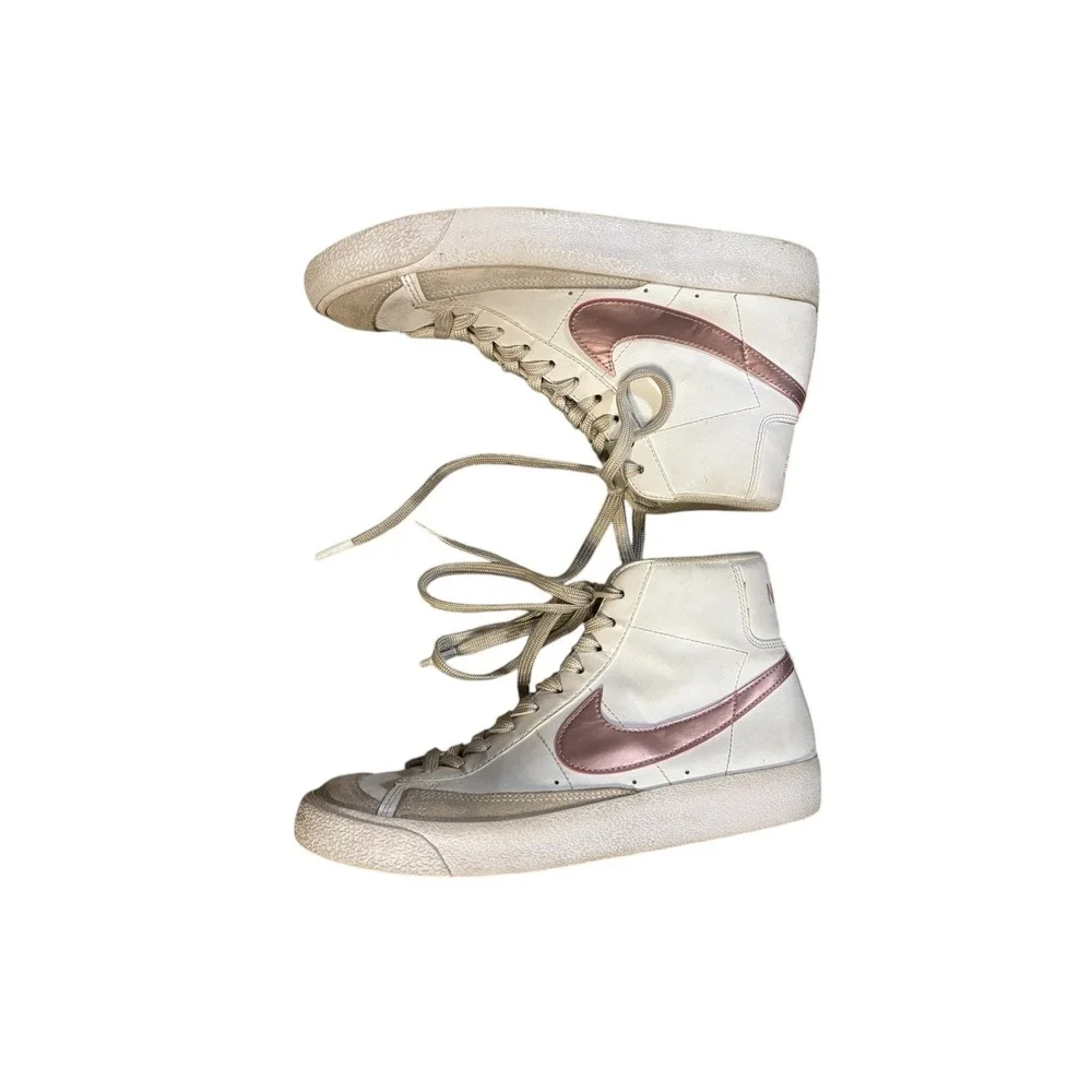 Nike Blazer Mid 77 White Pink‎ Glaze Size 7Y
